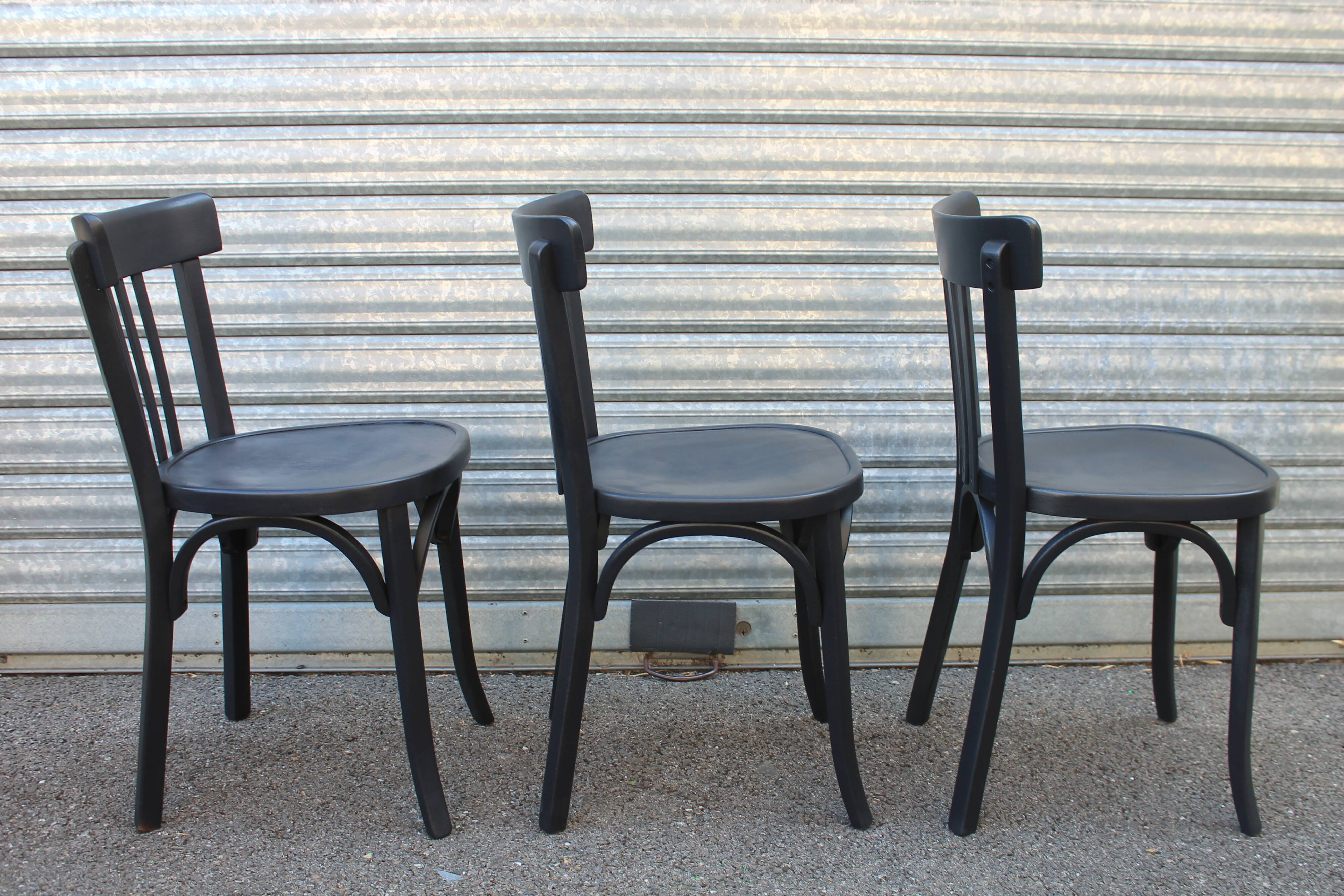 Set of 6 Baumann bistro chairs