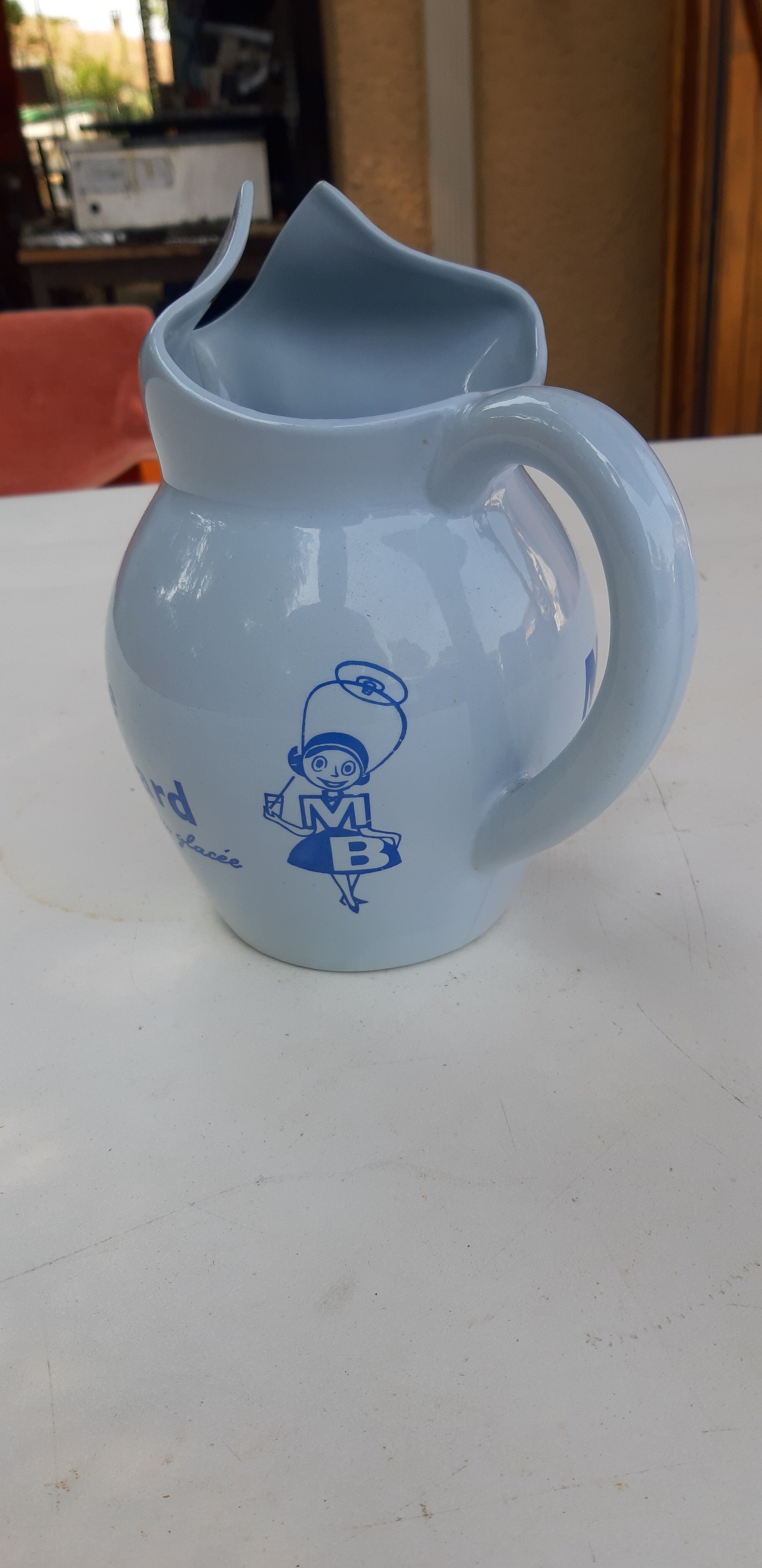 Pitcher Marie Brizard Digoin Sarregueminnes