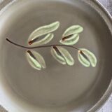 6 assiettes peintes à la main, atelier du revernay vintage
