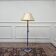 Italian Pr. Gilt Floor Lamp with Ropes