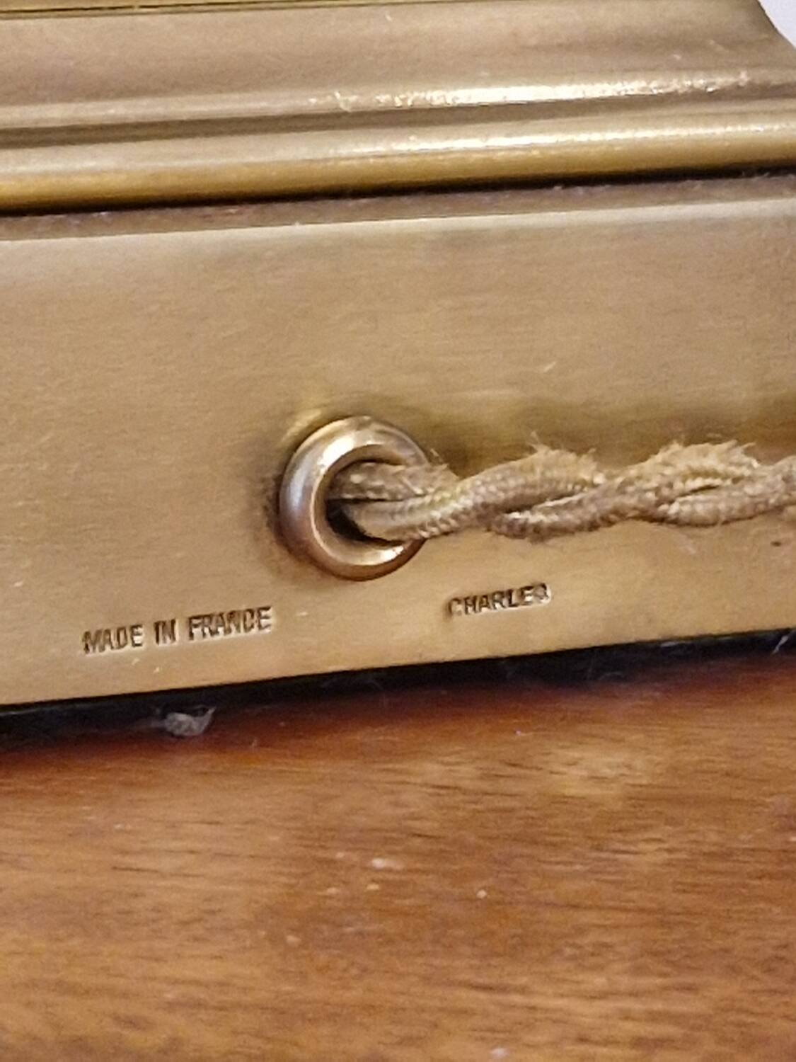 ée Charles Made in France signed, marble egg model from the 70's.