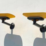 Paire d' appliques Arteluce Jill de Perry King, Mira & Arnaldi. Vintage 80s