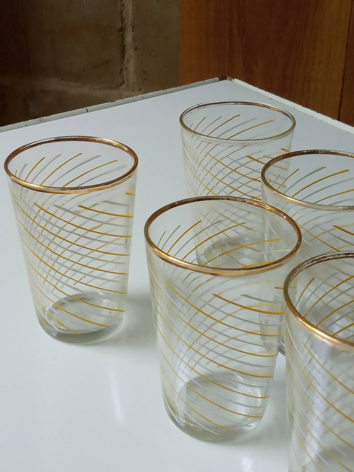 Cinq verres années 50