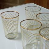 Five 50s glasses
