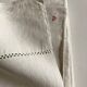 Country sheet linen canvas 19th without monogram L240cm