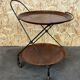 60s 70s teak serving trolley Jie Gantofta String Serving Trolley Sweden 60s