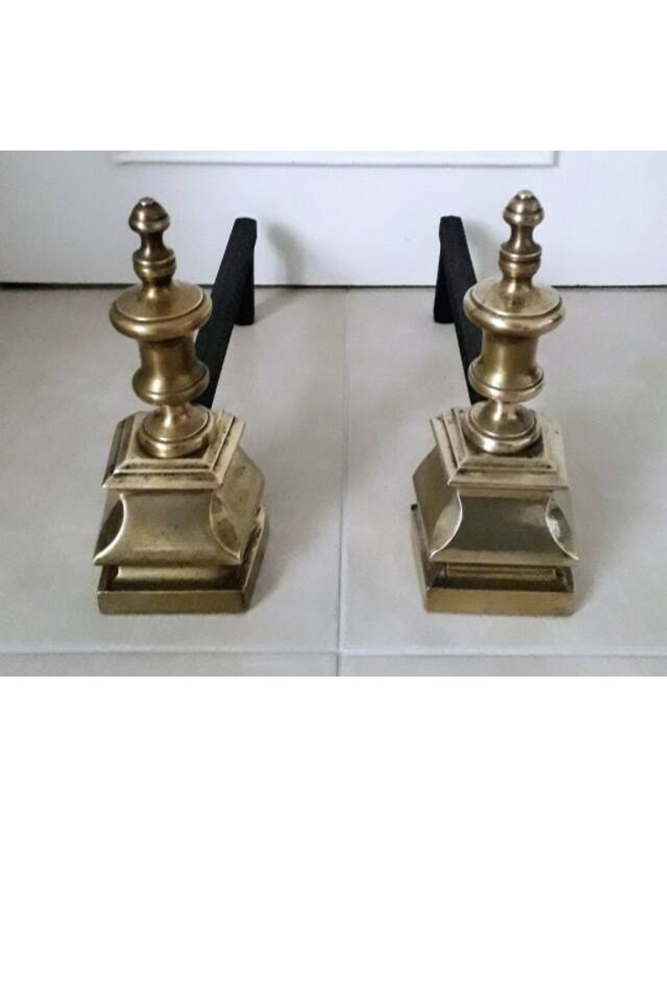 Pair of vintage andirons.