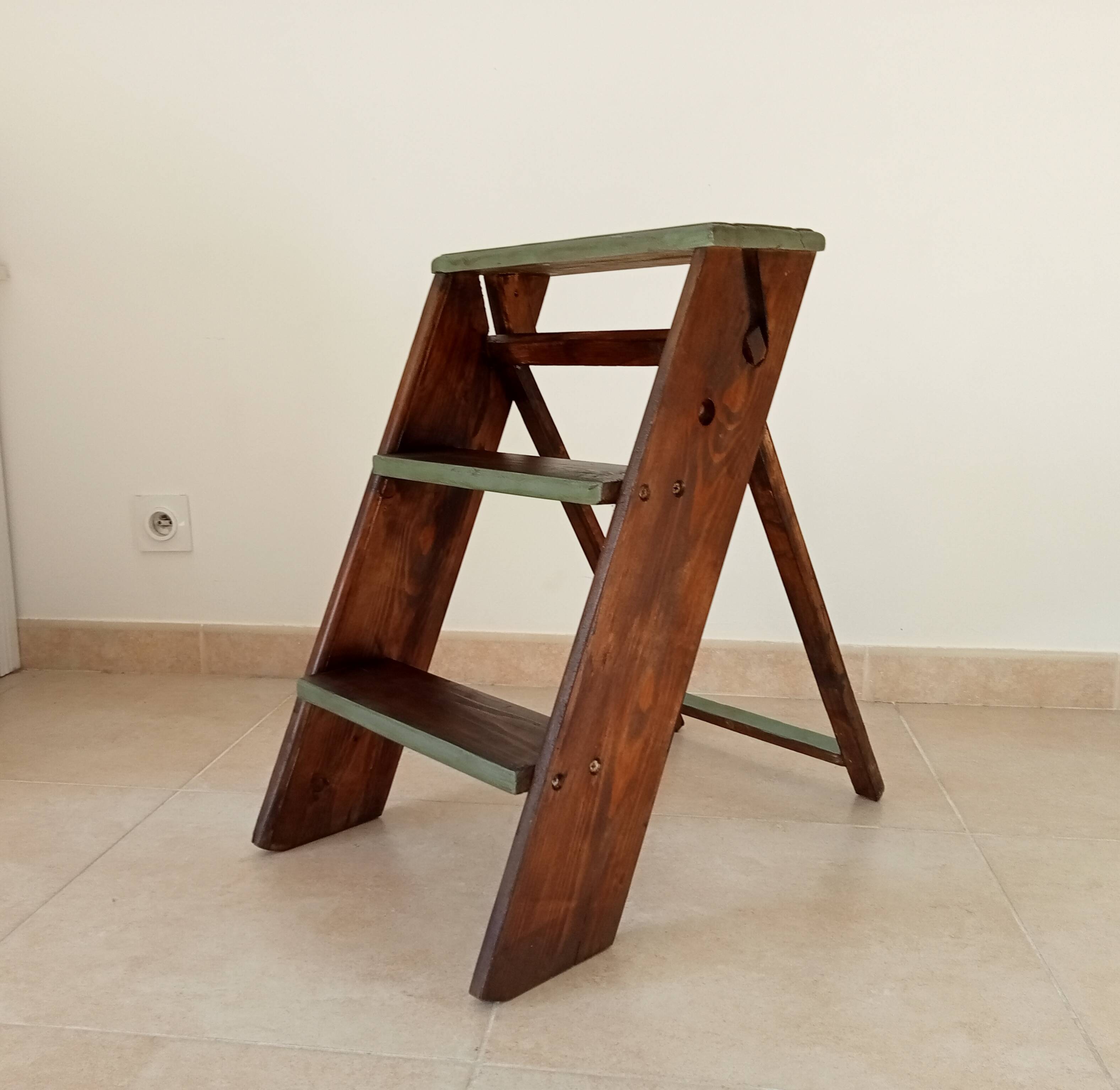 Vintage painter's stepladder