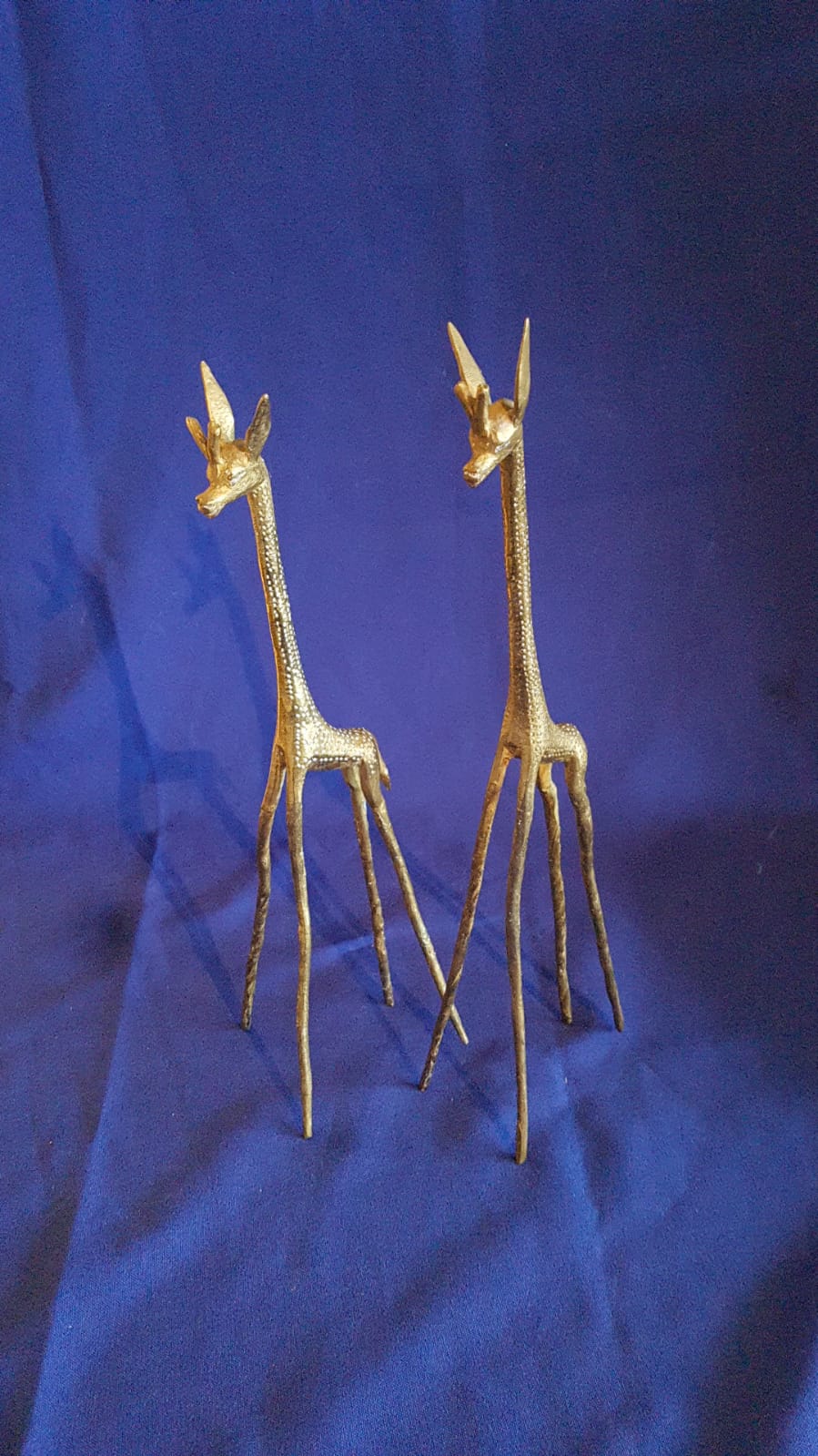 Lot of 3 bronze antelopes