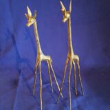 Lot of 3 bronze antelopes