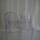 Pair of stackable chairs Victoria Ghost / Polycarbonate 2.0