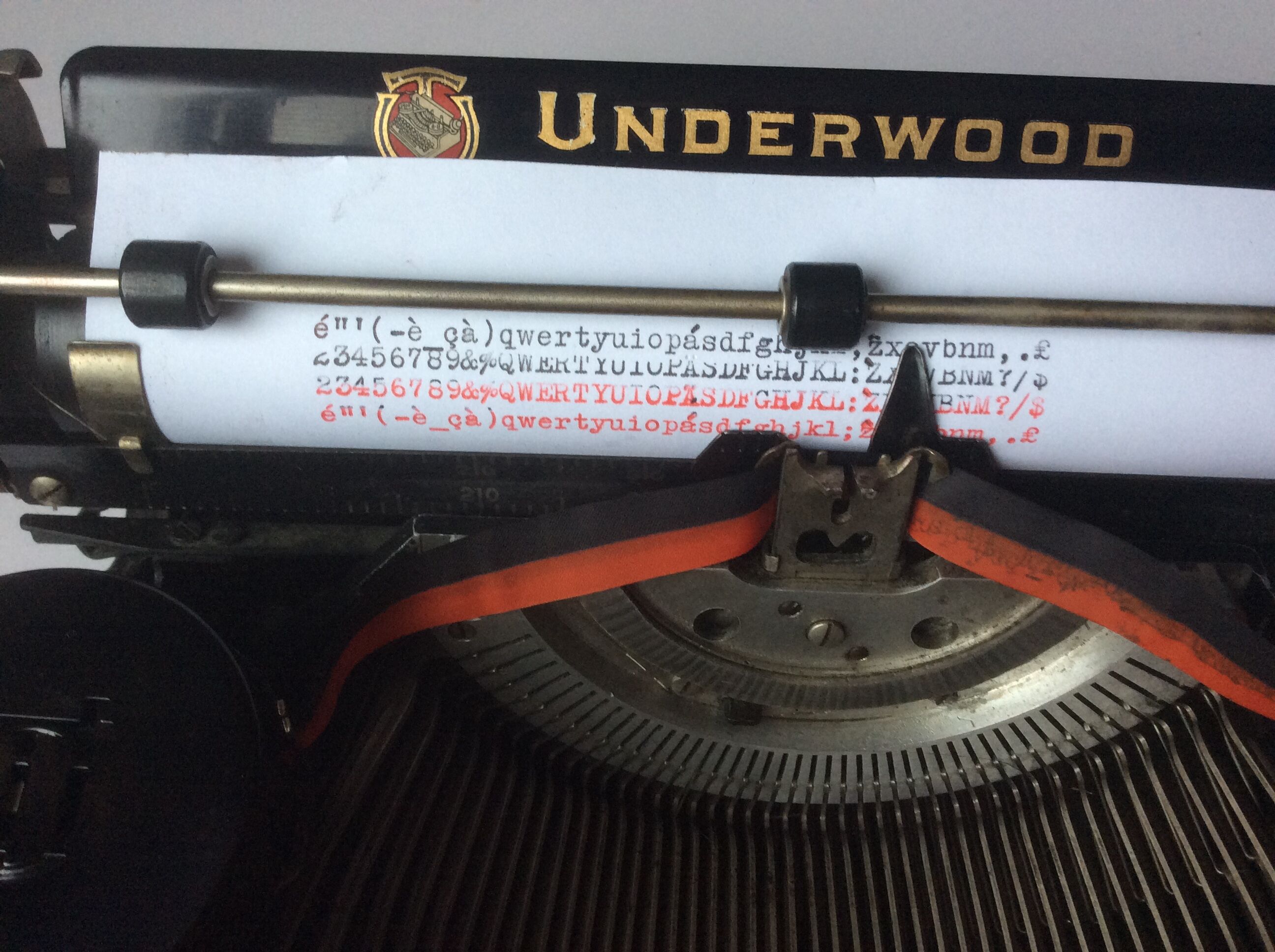 Old Underwood Portable Typewriter -1930