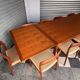 Large Danish teak table