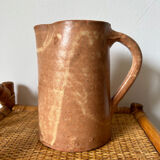 Handmade terracotta pitcher