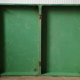 Green folding wooden table/suitcase