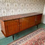 Scandinavian Art Deco sideboard in rosewood, 1950
