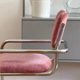 Chaise cantilever chromées vintage Bauhaus Cesca