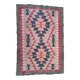 Tapis kilim turc vintage 170x117 cm en laine kelim moyen