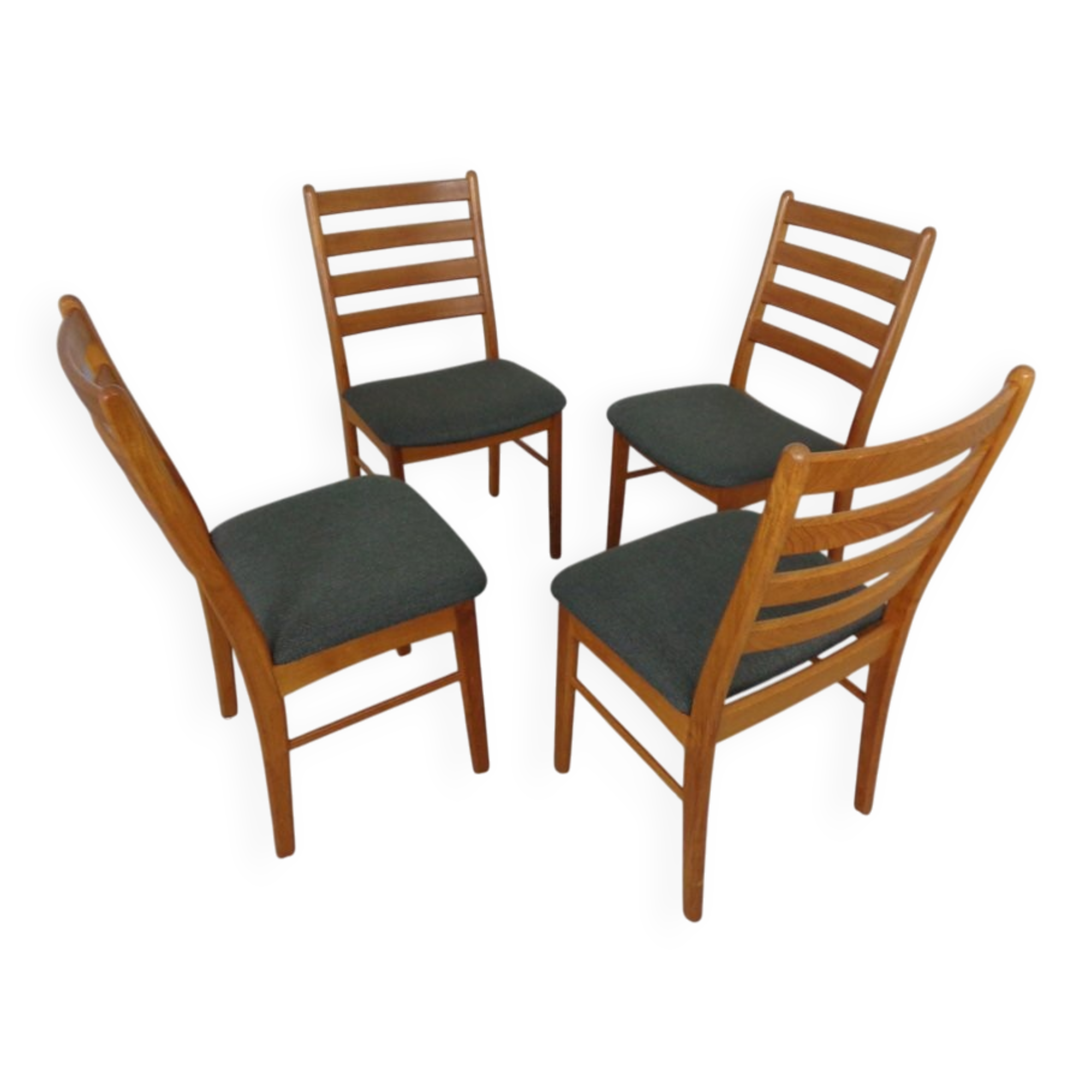 Danish Teak Dining Chairs by Korup Stolefabrik, 1970s, Set of 4