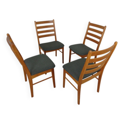 Danish Teak Dining Chairs by Korup Stolefabrik, 1970s, Set of 4