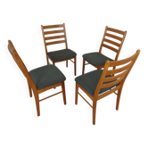 Danish Teak Dining Chairs by Korup Stolefabrik, 1970s, Set of 4