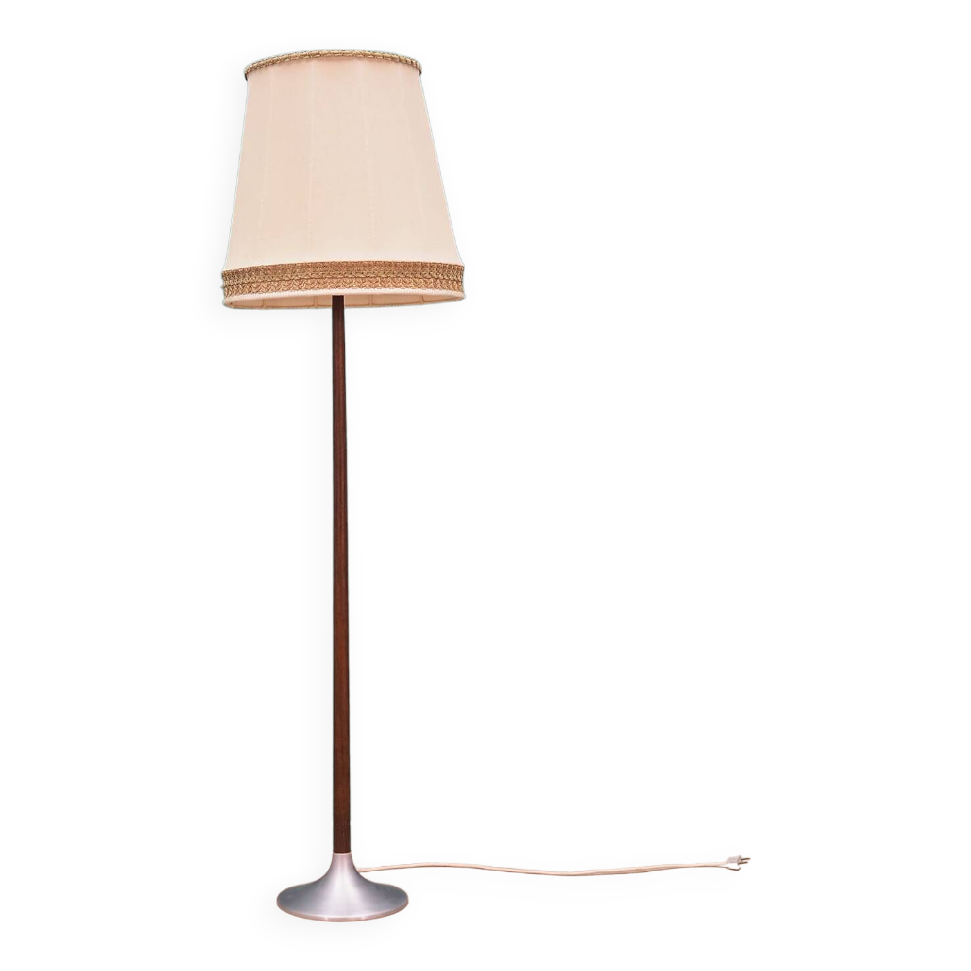 Lampadaire en bois, design danois, années 1960, production : Danemark
