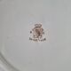 Exclusive 19th century French Lunéville porcelain plate, painted