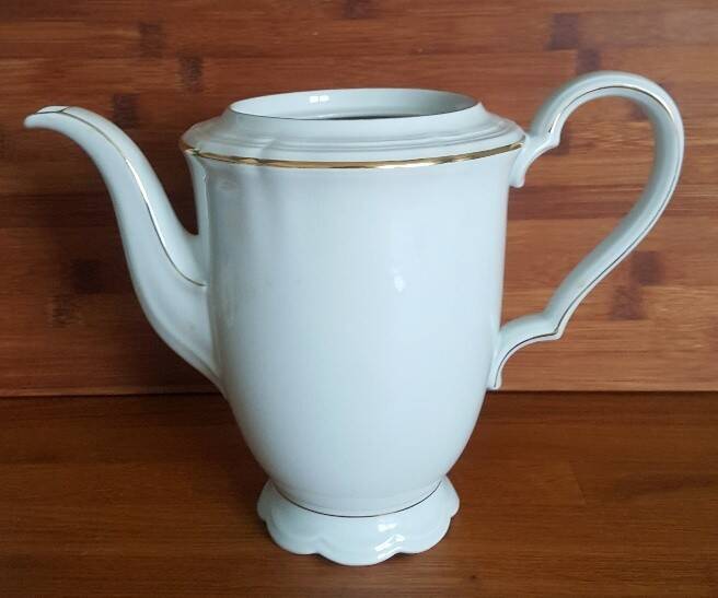 Vintage Bavarian porcelain coffee pot
