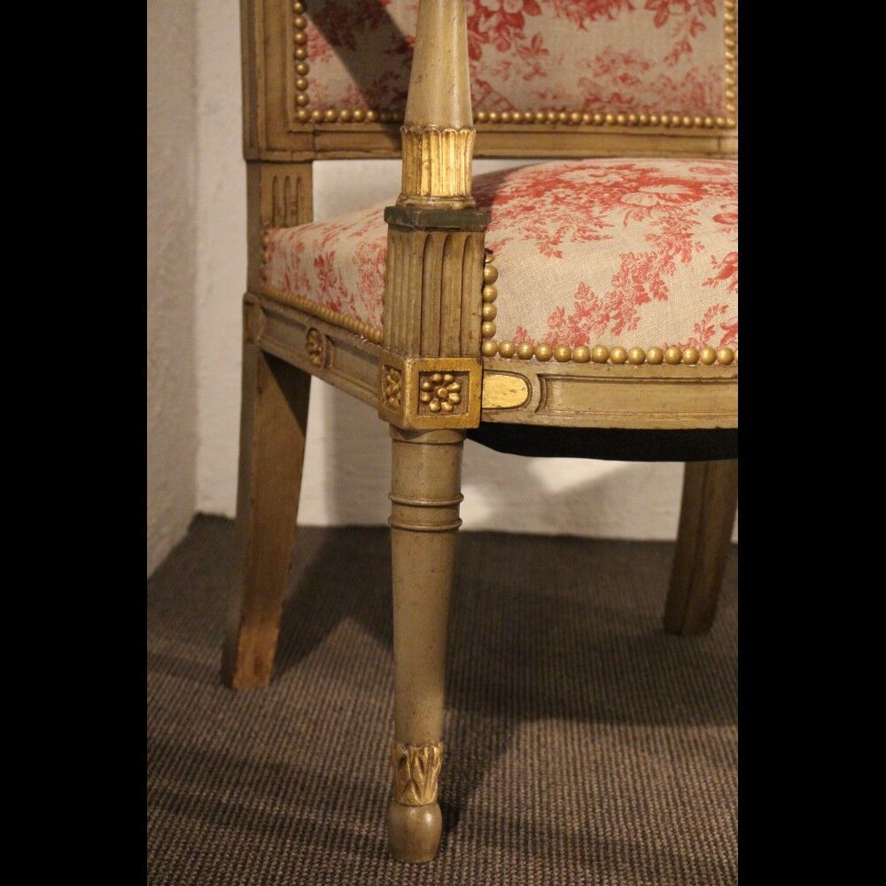 Lot de 4 chaises directoire