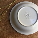 Lot of 3 hollow plates speckled blue Ceraminter