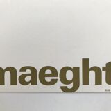 Original exhibition poster by Eduardo Chilidda, Galerie Maeght, 1973.