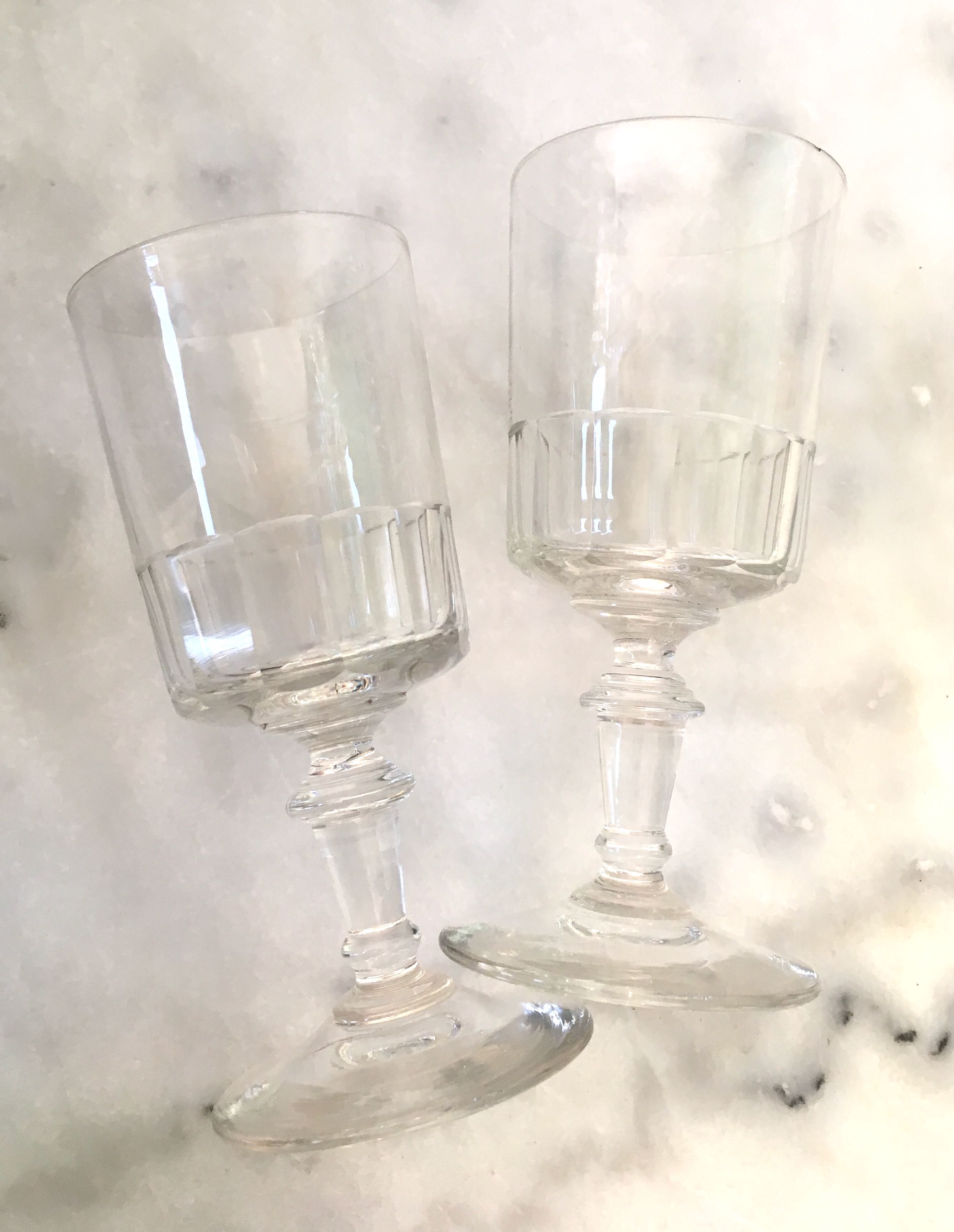 Set de 10 verres à vin années 40