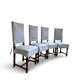 four Victorian dining chairs