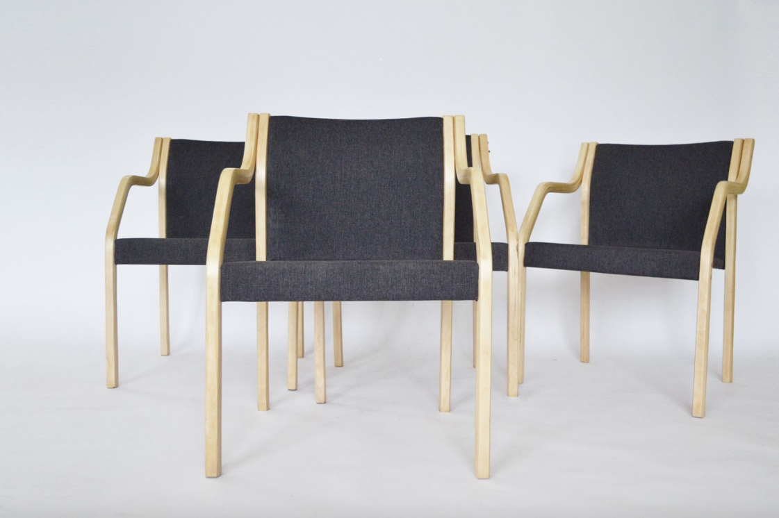 Set of 4 Dining chairs 4550 by Gražina Tulevičienė for Šiaulių Ventos Baldų Fabrikas