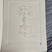 Tribute box 1993 Jean Cocteau containing 4 lithographs number 405/500