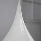 Lampe à Suspension Trompette Blanche par Claus Bonderup & Torsten Thorup, Danemark