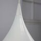 Danish White Trumpet Pendant Lamp by Claus Bonderup & Torsten Thorup
