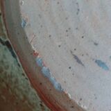 Stoneware salad bowl from Puisaye, signed Jean-Pierre Prud’homme