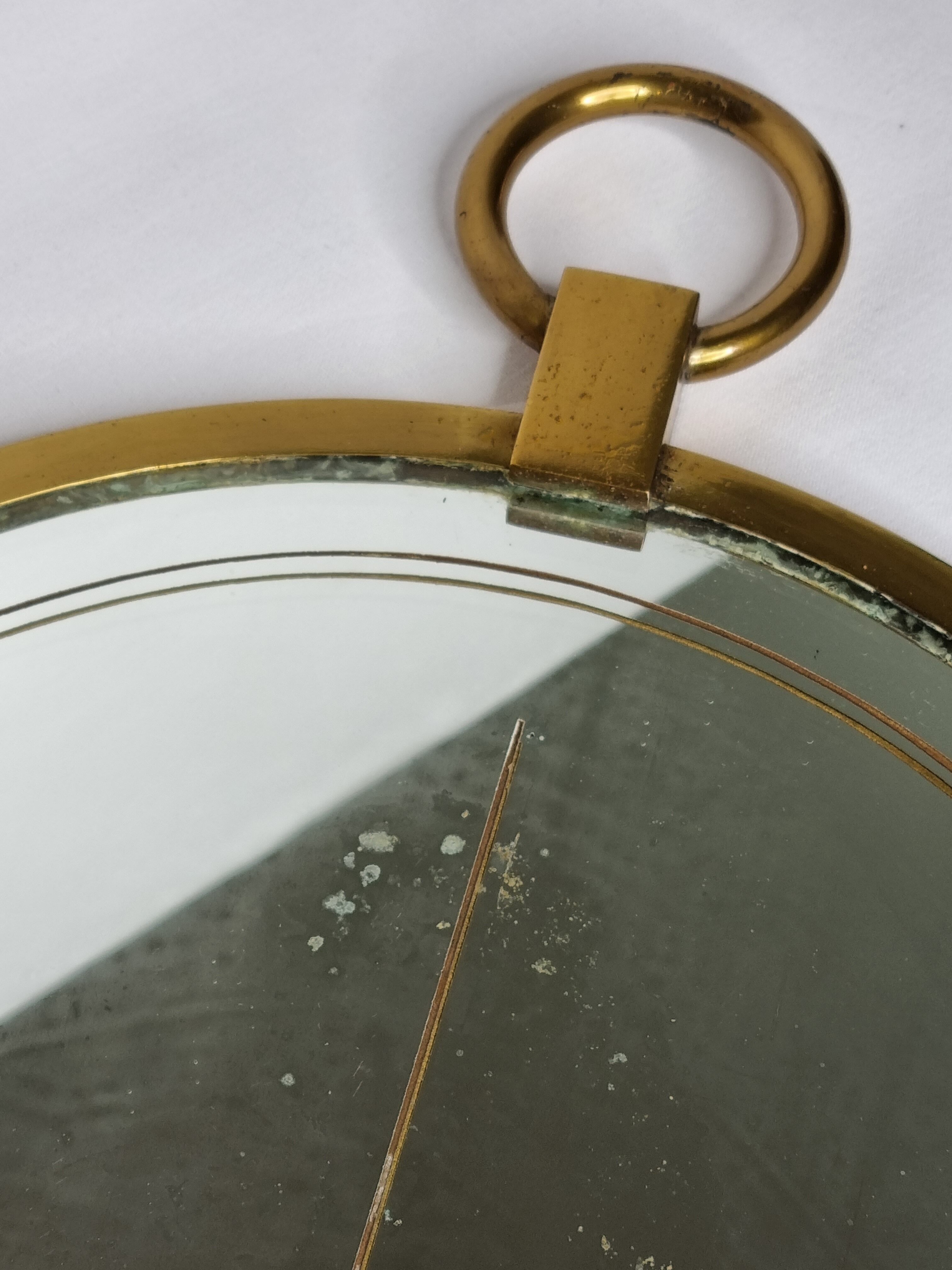 Vintage marine-inspired mirror, 56x35cm