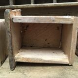 Shelf antique wooden grocery store