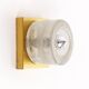 Peill & Putzler Cube Wall Lamp Ice Glass - Vintage Space Design