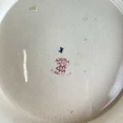 Ironstone soup tureen Creil & Montereau, "Admiral" model, red, 19th century.