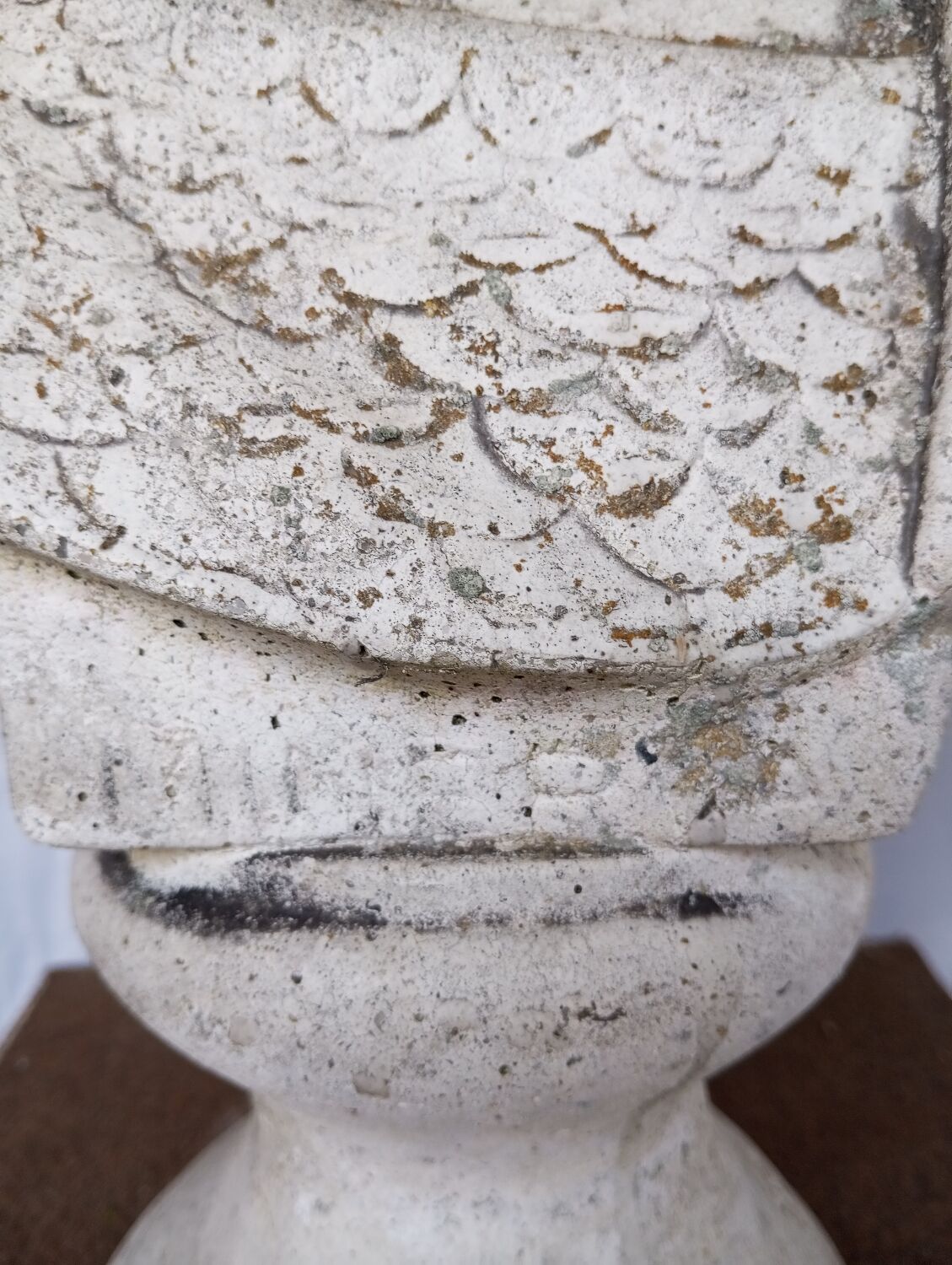 Bust of Minerva in reconstituted stone