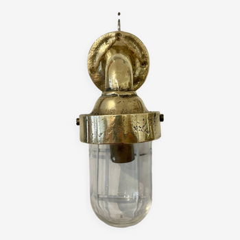 Brass marine wall light