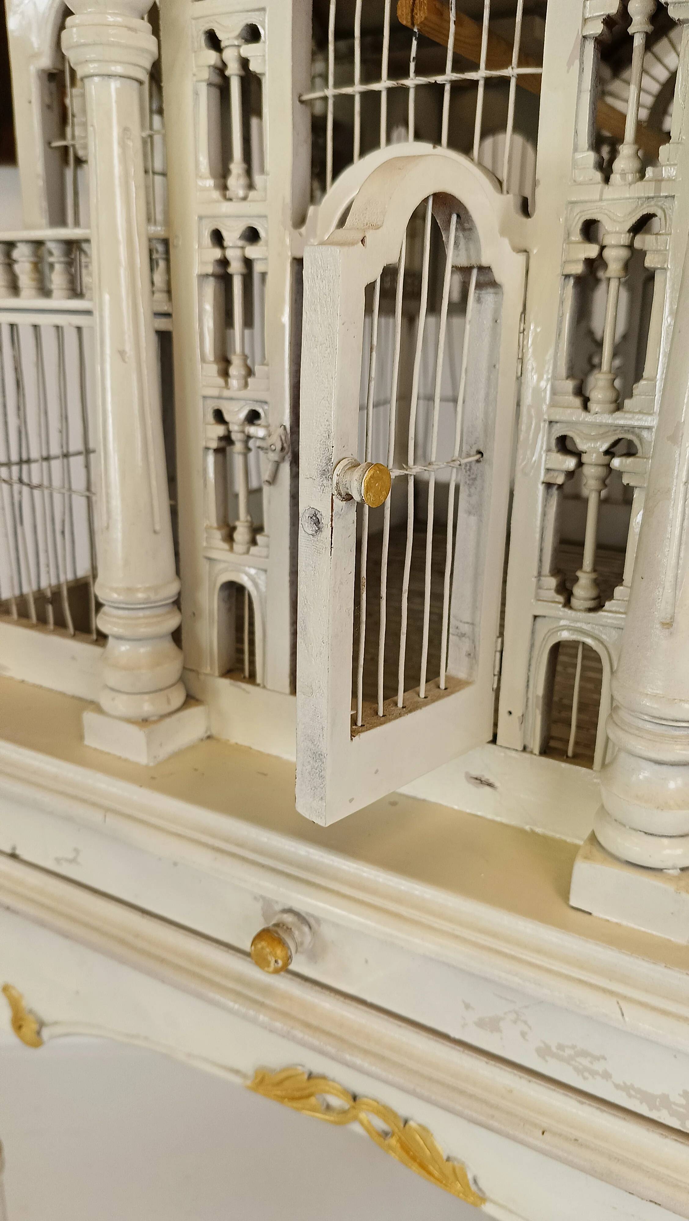 French Victorian midcentury birdcage