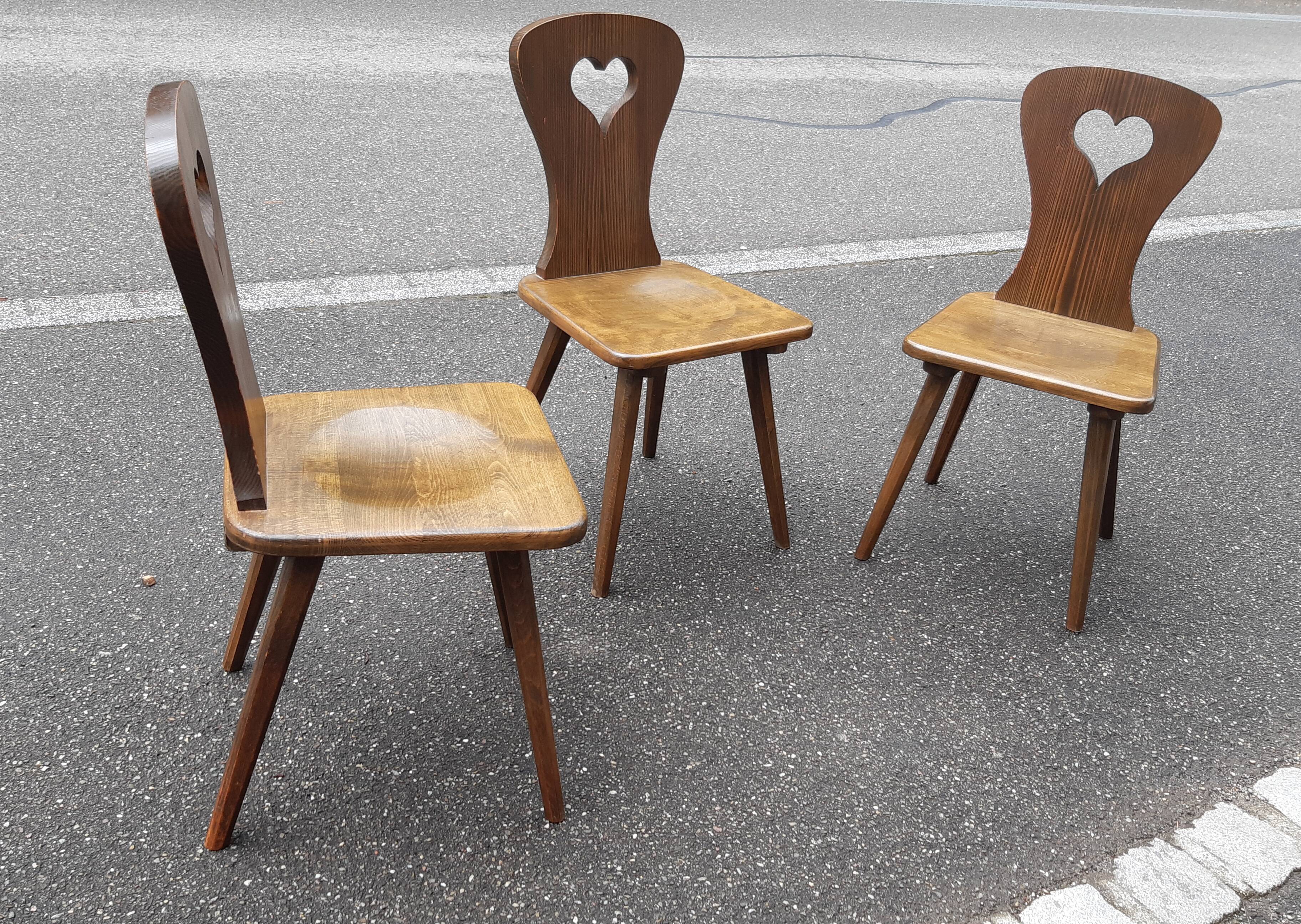 Brutalist chairs deco mountain chalet