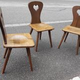 Brutalist chairs deco mountain chalet