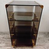 Vintage rolling shelf