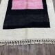 Handmade Beni Ouraine Berber rug with colorful patterns, size 140 x 260 cm