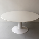 Fiberglass tulip coffee table, design 1970